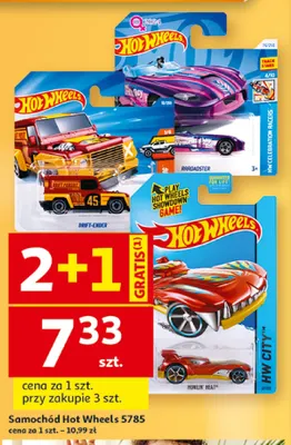Samochód Hot Wheels 5785 promocja w Auchan