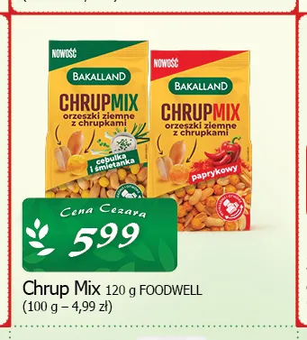 Chrup Mix paprykowy Bakalland promocja w CEZAR Delikatesy