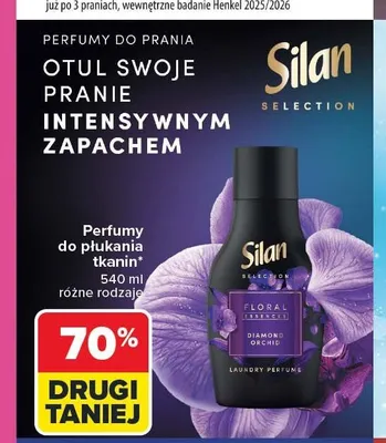 Perfumy do płukania tkanin Silan Selection Diamond Orchid promocja w Carrefour