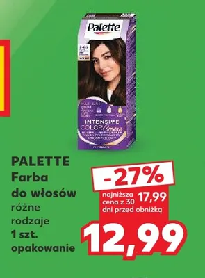 Farba do włosów różne rodzaje Palette promocja w Kaufland