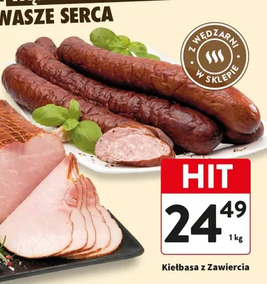 Kiełbasa z Zawiercia promocja w Intermarche