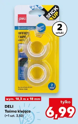 Taśma klejąca Deli 2-pak promocja w Kaufland