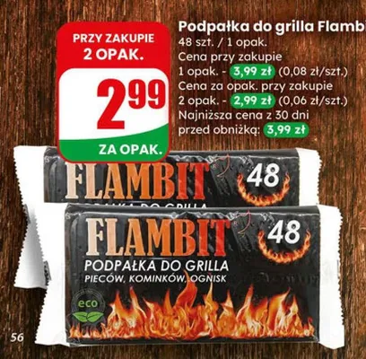 Podpałka do grilla promocja w Dino