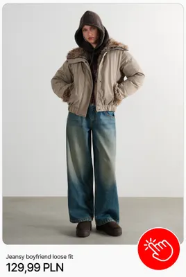Jeansy boyfriend loose fit Cropp promocja w Cropp