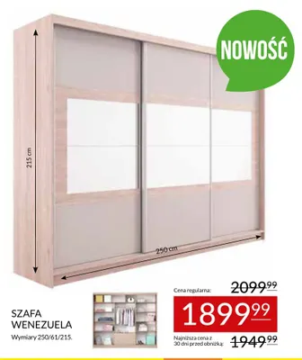Szafa Wenezuela promocja w Abra Meble