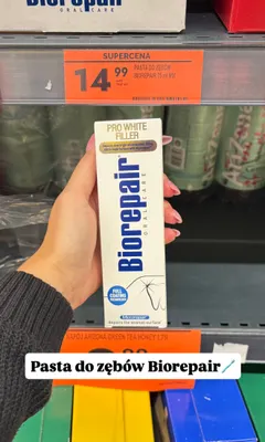Pasta do zębów Biorepair Pro White Filler promocja w Biedronka