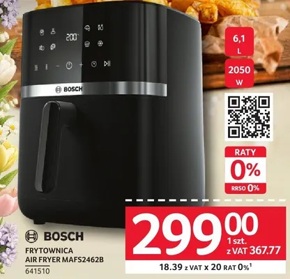 Frytkownica AIR FRYER BOSCH MAFS2462B promocja w Selgros