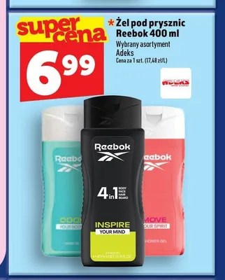 Żel pod prysznic Reebok Inspire Your Mind promocja w TOPAZ