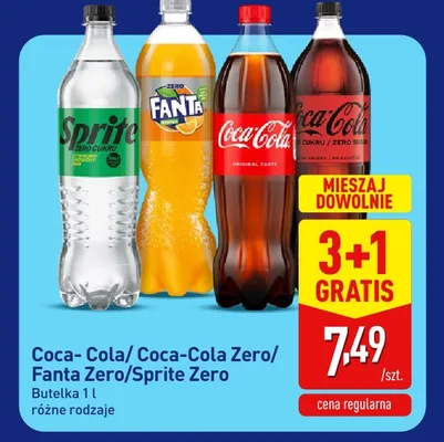 Napój gazowany Fanta Zero promocja w Aldi