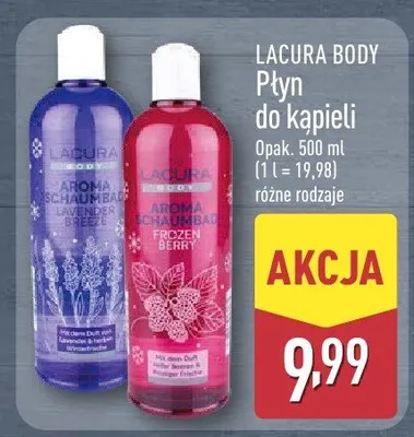 Płyn do kąpieli różne rodzaje promocja w Aldi