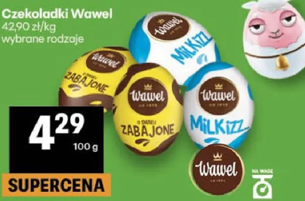 Czekoladki Zab.a Jone, Milkizz promocja w Delikatesy Centrum