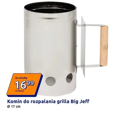 Komin do rozpalania grilla, 17 cm promocja w Action