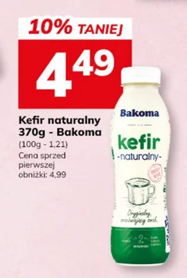 Kefir naturalny Bakoma promocja w Hitpol