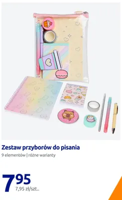 Zestaw przyborów do pisania 9 elementów promocja w Action