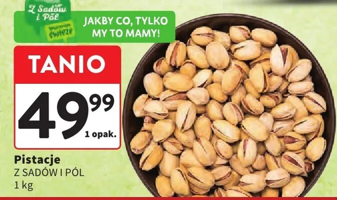Pistacje promocja w Intermarche