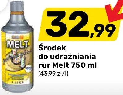 Środek do udrażniania rur 750ml promocja w Bricomarche