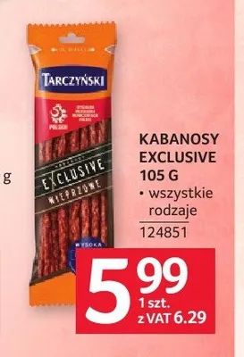 Kabanosy Exclusive Tarczyński promocja w Selgros