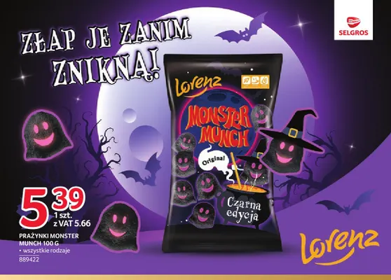 Prażynki Monster Munch Lorenz promocja w Selgros