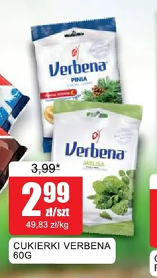 Cukierki Verbena Pinia promocja w Bingo