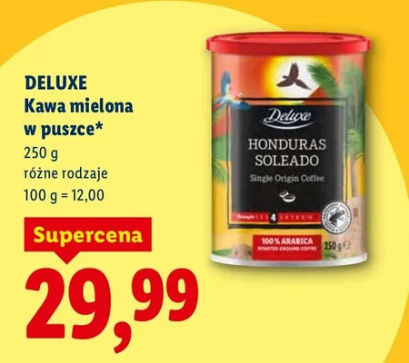 Kawa mielona w puszce promocja w Lidl