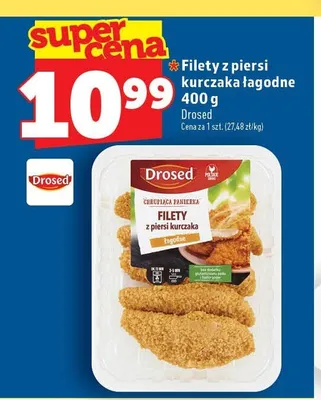 Filety z piersi kurczaka łagodne Drosed promocja w TOPAZ