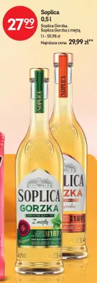 Likier Soplica Gorzka z miętą promocja w Żabka