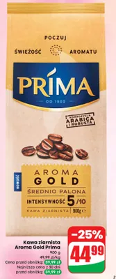 Kawa ziarnista Aroma Gold promocja w Dino