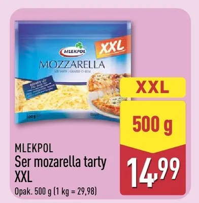 Ser mozzarella tarty XXL promocja w Aldi