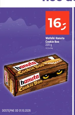 Wafelki Hanuta Cookie Boo promocja w Dealz