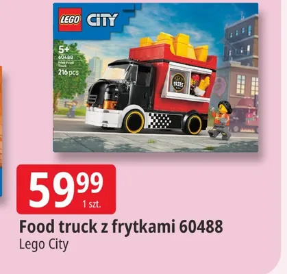Klocki LEGO City Food truck z frytkami 60488 promocja w Leclerc