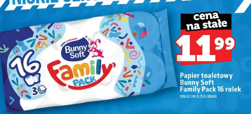 Papier toaletowy Bunny Soft Family Pack 16-pak promocja w TOPAZ