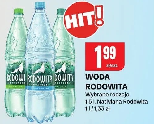 Woda gazowana promocja w Chorten