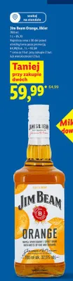 Likier Jim Beam Orange promocja w Lidl