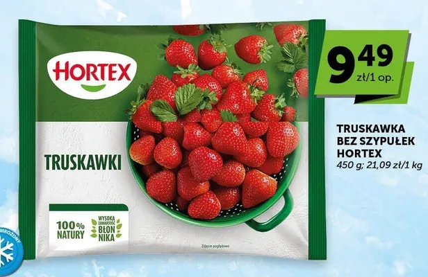 Truskawka bez szypułek Hortex promocja w Euro Sklep