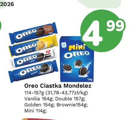 Ciastka Oreo Vanilia promocja w Limonka