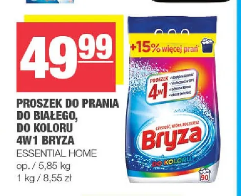 Proszek do prania do koloru 4w1 Bryza promocja w SPAR