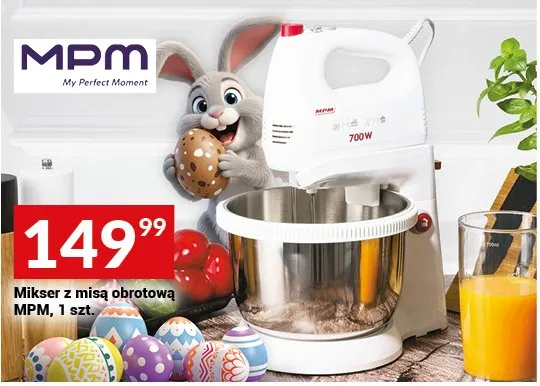 Mikser z misą obrotową MPM, 1 szt. promocja w Twój Market