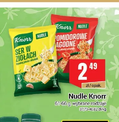 Nudle Knorr Pomidorowe łagodne promocja w Premium Nasz Sklep