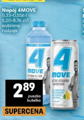 Napój 4MOVE Vitamin Water promocja w Delikatesy Centrum