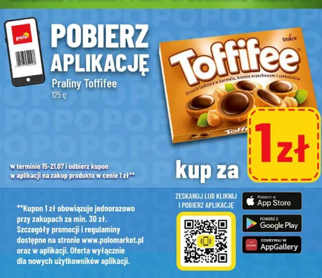 Praliny Toffifee promocja w POLOmarket
