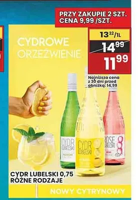 Cydr Lubelski Niefiltrowany promocja w Wafelek