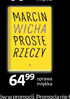 Książka Proste Rzeczy promocja w Empik