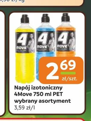 Napój izotoniczny 4Move promocja w Społem Częstochowa