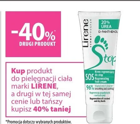 Krem do stóp SOS intensywny promocja w Hebe