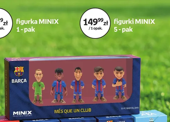 Figurki piłkarskie MINIX FC Barcelona 5-pak promocja w Empik