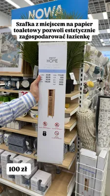 Szafka z miejscem na papier toaletowy promocja w Pepco