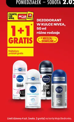Dezodorant w kulce 50 ml różne rodzaje promocja w Biedronka