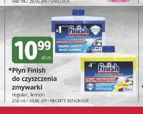 Płyn do czyszczenia zmywarki Finish Lemon promocja w Marketvita