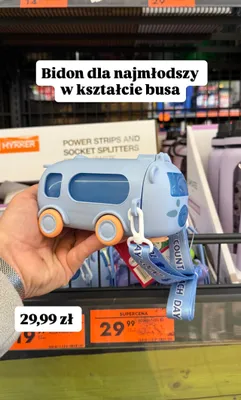 Bidon w kształcie busa Biedronka promocja w Biedronka