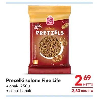 Precelki solone Fine Life promocja w Makro